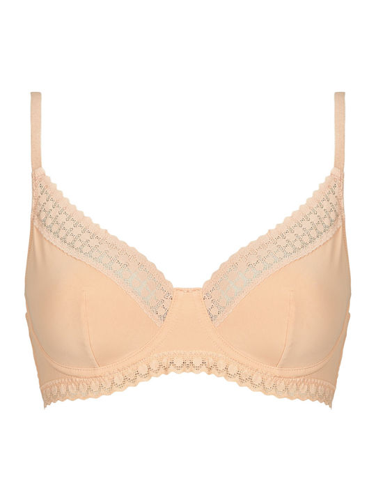 Balconette Beige Σουτιέν mit Bügel
