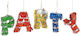 Mini Pinata De Petrecere Set Accesorii Petrecere Flippy 5 Piese Din Hârtie Creponată Carton Pinata De Petrecere 61 X 43 X 8 Cm Multicoloră