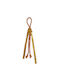 Jeenie Handmade Hanging Lucky Charm with Wishes Gold 20cm 1pcs