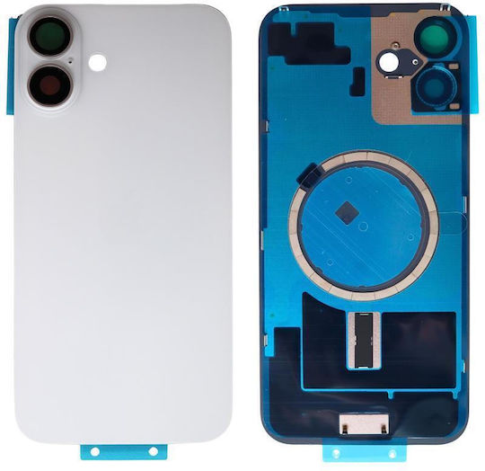 Καπάκι Μπαταρίας Λευκό για Apple iPhone 16 Plus