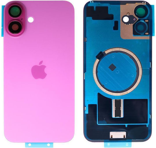 Battery Cover Pink for iPhone 16 Plus