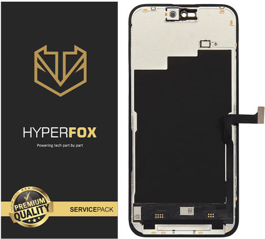 Hyperfox Екран OLED със Сензорен Механизъм за iPhone 15 Pro Max (Черен)