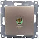 Kontakt-Simon Antenna Socket Simon54 TV End Gol...