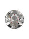 Kalliopi Silver Lucky Charm Horseshoe White 6x6cm 1pcs