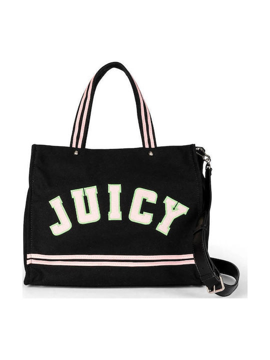 Fabric Women's Shopper Bag Black