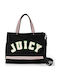 Fabric Women's Shopper Bag Black