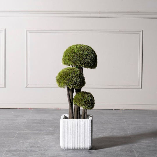 Supergreens Uv Τεχνητό Δέντρο Μπονσάι Moss ''mushroom'' Τριπλό Πράσινο 70 Εκ