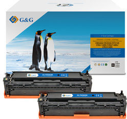 G&G Kompatibler Toner HP CB540A CE320A CF210X Canon CRG116 CRG716 C NT-PH540UBK HP 125A Schwarz 2200s