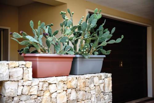Telcom Blumenkasten Kunststoff Charcoal 60x30x26cm.