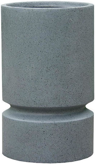 Supergreens Ghiveci Ceramică Grey Terrazzo 41x41x65cm.