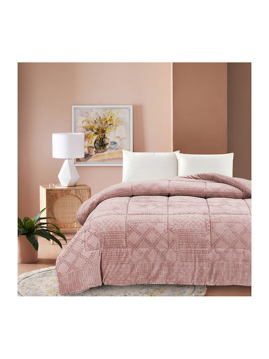 Liolios Home Husă de pătură King Size 260x240cm Prestige Roz