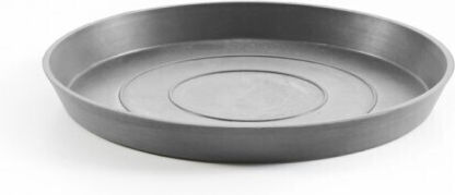 Ecopots Πιάτο Γλάστρας Σκούρο Γκρι 29x29εκ. EC1930G