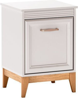 Nachttisch Sonfera 110 Holz mit Metallbeinen Braun 45x41x62cm