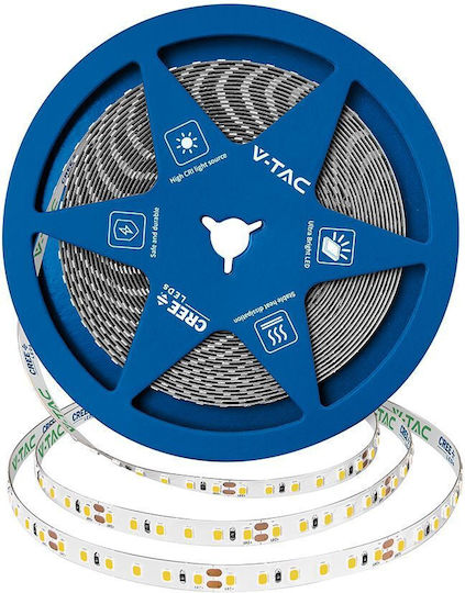 V-TAC LED Strip 24V Natural White Light 10m SMD2835 Type