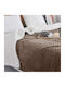 Lucktora Pelzige Decke Einzeln 160x220cm Braun