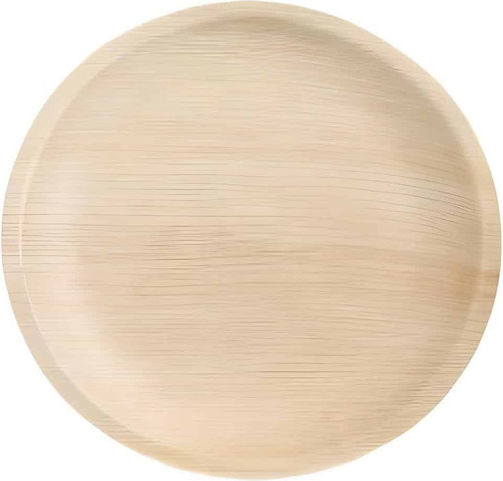 Horecabar Plate Shallow Wooden with Diameter 20cm Horecabar Plate Shallow Wooden with Diameter 20cm