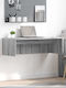 Schreibtisch Holz Gray Sonoma 100x45x30cm