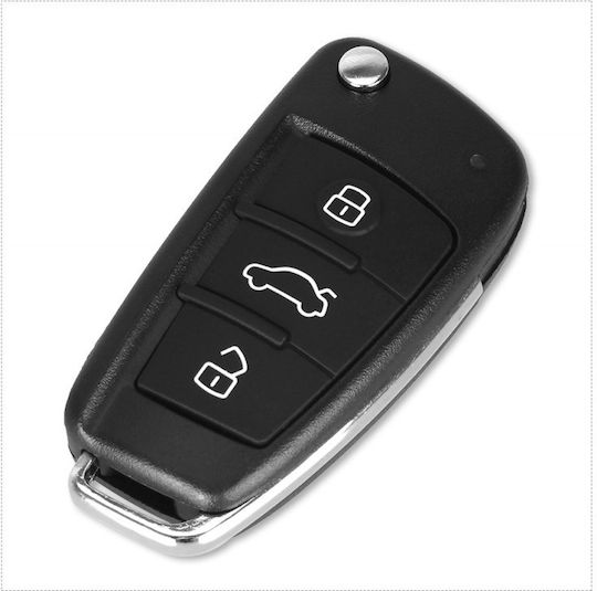 Techstar Autoschlüssel Schutzhülle Kompatibilität Audi A4 A3 A6 A8 Tt Q7 3 Tasten