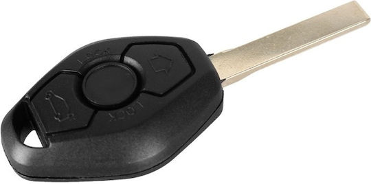 Techstar Husa Completă Pentru Chei Auto Compatibilă Bmw Seria 3/5 Cas2 868mhz 3 Butoane 2 Piste
