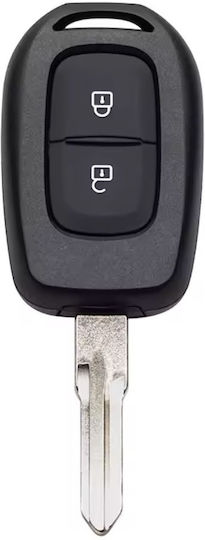 Techstar Key Case Dacia Logan Duster Sandero Dokker Renault Models 2013-2023 2 Buttons Metal Blade Replacement Worn Case