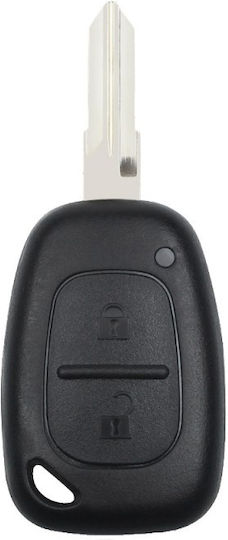 Husă Pentru Chei Auto Techstar Compatibilă Renault Clio Megane Dacia Logan Sandero Duster 2 Butoane Vac102