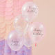 Μπαλόνια Hb Κομφετί Pearlized Pink & Shell Confetti Balloon 5τεμ