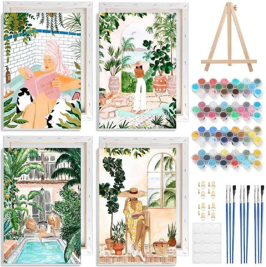 Next Painting Set 30x20cm 4pcs