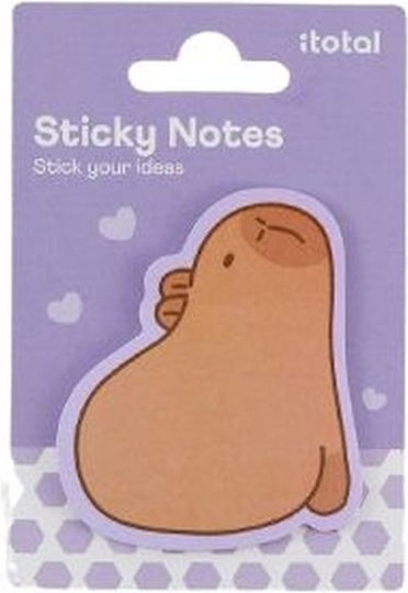 Αυτοκόλλητα Sticky Notes Capybara Purple 20χαρτάκια/5.4x7.3εκ Itotal