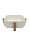 Espiel Porcelain Salad Bowl White 21.8x21.8x8cm