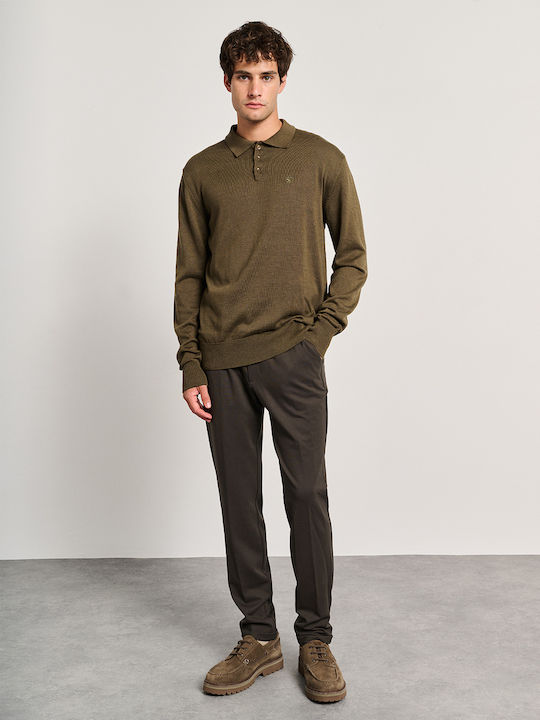 Polo Long Sleeve Blouse Olive 64-210.054.N0005