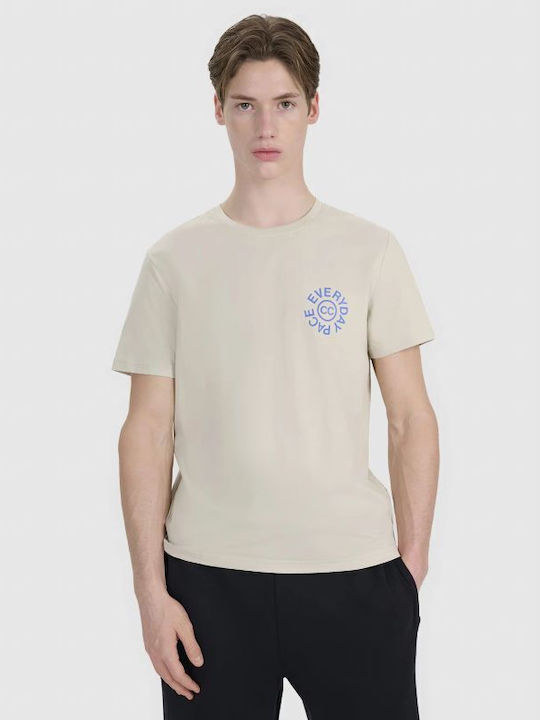 4F T-shirt Μπεζ