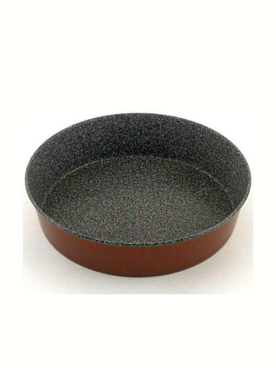 Keystone Iris Aluminum Round Baking Pan with St...