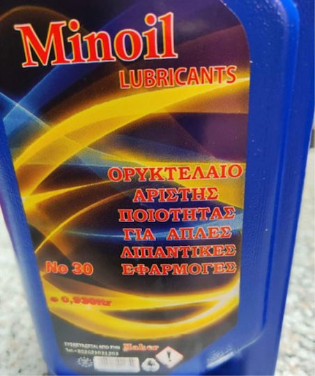 Saen30 Oil B. Recycled 0.931l Minoil Chain Saws & Simple Lubrication Applications