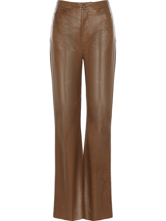 Amara Women's Fabric Trousers Camel
