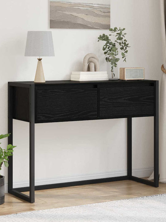 Конзолна маса Метална Black Beech Д100xШ36xВ75cm