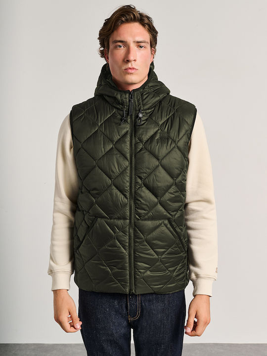 Ärmellos Jacke Olive