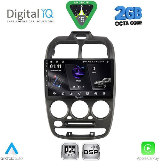 Digital IQ Car Audio System for Hyundai Accent 1999-2004 (Bluetooth/USB/WiFi/GPS/Apple-Carplay/Android-Auto) with Touch Screen 9"