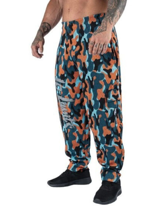 Boston Cargo Παντελόνι Φόρμας με Λάστιχο Camo, Orange