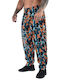 Boston Cargo Παντελόνι Φόρμας με Λάστιχο Camo, Orange