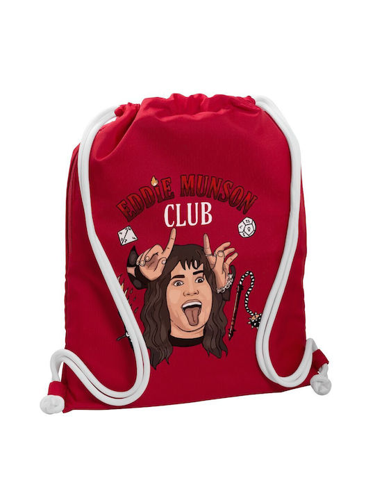 Koupakoupa Eddie Munson Gym Backpack Red