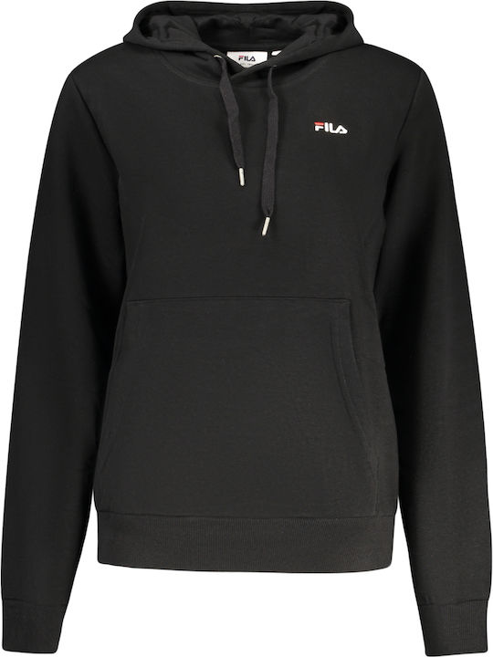 FILA Women's Sweatshirt Hooded Black