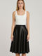 Leather Skirt Black
