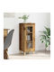 Wohnzimmer Nische aus Spanplatte Alt Holz 34.5x32.5x90cm