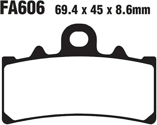 Pads Fa606 Adige P255 Asx Organic Duke 125/390 Front