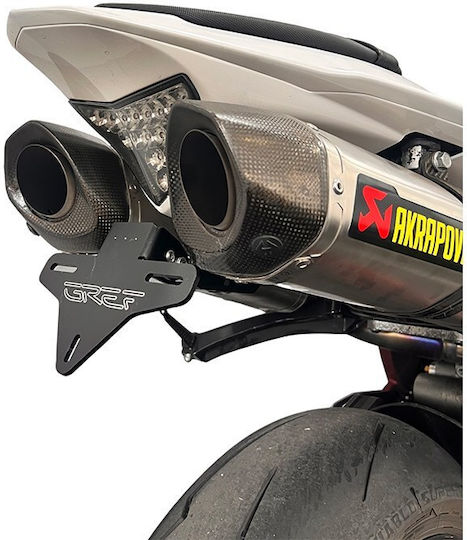 Gref Foldable Motorcycle License Plate Holder Yamaha YZF R1 09-14 Pt074