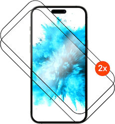 Fixed Пълно Покритие 2.5d Закалено Стъкло Апликатор Apple iPhone 17 Air 2 Бройки Черен Fixed Пълно Покритие 2.5d Закалено Стъкло Апликатор Apple iPhone 17 Air 2 Бройки Черен