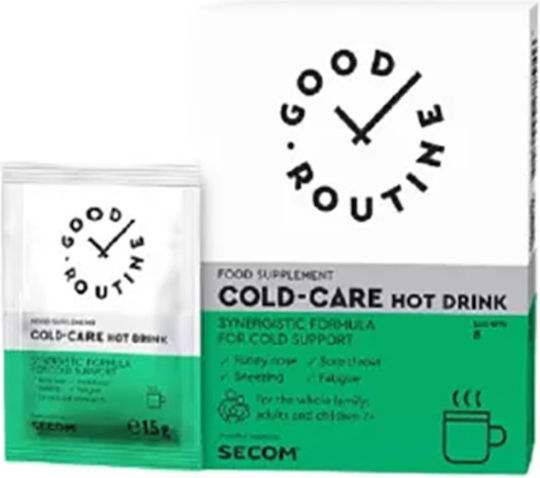 Supliment Alimentar Cold-care Hot Drink Secom 8 Plicuri