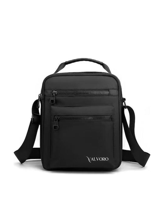 Valvoro Herrentasche Schulter / Crossbody Schwarz