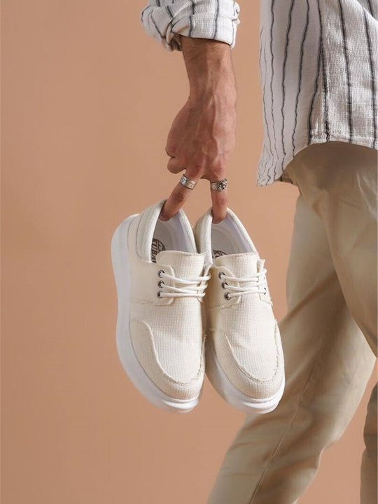 Boa Shoes Herren Freizeitschuhe Weiß
