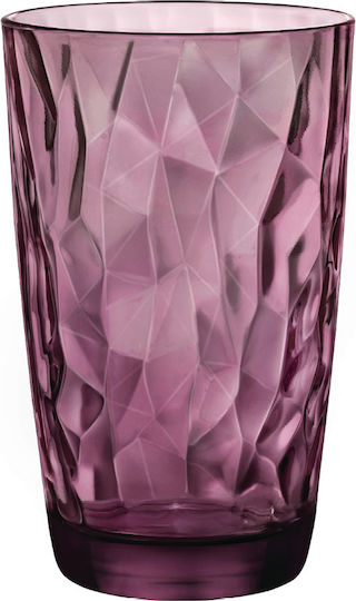 Bormioli Rocco Set de pahare pentru apa din Sticlă în Culoarea Violet 470ml 6buc